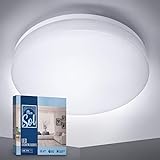 MenSol - Premium LED Deckenleuchte rund Ø22cm - Deckenlampe warmweiß für Flur, Küche, Badezimmer, Wohnzimmer, Schlafzimmer & Kinderzimmer - Küchenlampe Deckenbeleuchtung flach - Bad-Lampe Decke 15W