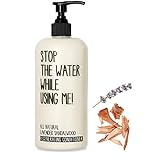 STOP THE WATER WHILE USING ME! All Natural Lavender Sandalwood Regenerating Conditioner (500ml), vegane Haarspülung im nachfüllbaren Spender, Naturkosmetik mit frischem Lavendel-Duft