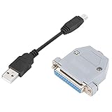 USB zu parallel 1 STÜCK 10 cm USB Kabel + 25 Pin USB Zu Parallel Adapter Konverter CNC Controller für Mach3