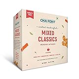 Chai Point Mixed Instant Tea (Ginger, Masala, Cardamom, Classic) | 20 Sachets | Instant Premix Tea