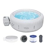 Bestway LAY-Z-SPA Paris AirJet Whirlpool, 196 x 66 cm, 4-6 Personen, rund, weiß