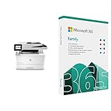 HP Laserjet Pro M428fdn Multifunktions-Laserdrucker (Drucker, Scanner, Kopierer, Fax, Microsoft Office 365 Family | Box