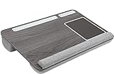 HUANUO Laptopunterlage für Bett mit Mausunterlage & Handgelenkauflage, Laptop Kissen für max. 17 Zoll Notebook, inkl. Tablet- und Telefonhalter