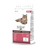 Schesir Cat Sterilized Schinken, Katzenfutter trocken für sterilisierte Katzen, Trockenfutter im Beutel, 1er Pack (1 x 400 g)