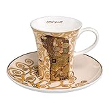 Goebel - Die Erfüllung - Espressotasse mit Untertasse - Bone China Porzellan - Gustav Klimt - 0,1 l