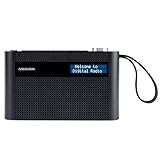 MEDION P66007 tragbares DAB+ Radio (DAB Plus, UKW, Bluetooth, 60 Senderspeicher, dimmbares Display, integrierter Akku, Teleskopantenne) schwarz
