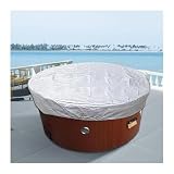 MNEVZX Pool zubehör Outdoor SPA Whirlpool Abdeckung Schwimmbad Runde Staub Abdeckung wasserdichte Abdeckung Schwimmbad Zubehör Poolabdeckung(190x90cm)