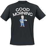 Fallout Vault Boy - Good Morning T-Shirt schwarz M