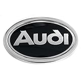 Audi 895853621A01C Plakette Logo Emblem Kotflügel, schwarz/Chrom