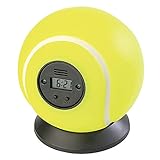 Monsterzeug Wurfwecker mit Tennis-Ball Motiv, Digitaler Wecker zum Werfen, Kinder-Wecker für Tennisspieler, Robuster Wecker als Punching-Ball