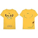 T-Shirt # M Unisex Yellow # Lion King Simba