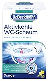 Dr. Beckmann Aktivkohle WC-Schaum, 3 x 100 g