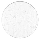 Werzalit / hochwertige Tischplatte/Marmor Bianco/runde Form 60 cm/Bistrotisch/Bistrotische/Gartentisch/Gastronomie