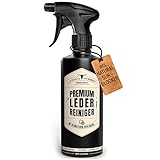 URBAN FOREST Premium LEDERREINIGER optimal zur Reinigung von Leder | Lederpflege Auto als Leder- & Polsterreiniger für Polster Sofa Ledercouch Möbel Schuhe Sattel mit natürlichem Avocado-Öl 500