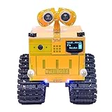 Puooifrty 1 Stück WuLiBot Programmierbarer Roboter Mixly+Scratch Dual Grafische Programmierung Roboter Gelb Mit Kamera