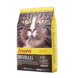 JOSERA Naturelle (1 x 400 g) | getreidefreies Katzenfutter mit moderatem Fettgehalt | ideal für sterilisierte Katzen | Super Premium Trockenfutter für ausgewachsene Katzen | 1er Pack