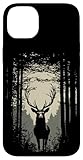 Hülle für iPhone 14 Plus Hirsch im Wald Natur Buck Wildtierliebhaber Wandern Jag