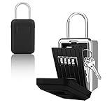 B18JPsF Schlüsselschloss-Box für Außenwandmontage, Kombinationsschlosskasten für Hausschlüssel, Schlüsselverstecker, um einen Schlüssel zu verstecken, wasserdichte Schlüsselsafe Aufbewahrungsbox