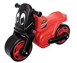 BIG-Racing-Bike Red - Kinder-Laufrad mit breiten Reifen, robust, hohe Kippsicherheit, tiefergelegter Sitz, bis 25 kg belastbar, für Kinder ab 1,5 Jahr