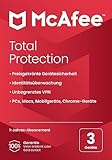 McAfee Total Protection (3 Gerät) 2025 | 12 Monate| Secure VPN, Sicherheitssoftware mit Virenschutz, Kennwort-Manager, Identitätsüberwachung | Postzustellung