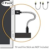 Fire Stick USB Kabel, Power-Port für Amazon FIRE Stick, Power Up Your Fire Stick Form Ihr TV, USB-Kabel für Amazon Fire Stick, wie Chromecast, Roku Stick, 2 Stück