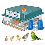 TDUAOLGX Brutmaschine Vollautomatisch Hühner Brutautomat Vollautomatisch Hühner, 24-36 Eier Inkubator Vollautomatische Brutmaschine mit Feuchtigkeitsüberwachung und Automatischer Eierrotation