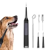 Tiptop Home Hund Zahnsteinentferner, IPX6 Zahnsteinentferner Ultraschall FüR Hund und Katze, 3 austauschbare Ultraschall Zahnreinigungsset FüR Zahnaufhellung
