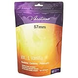 AMOR Vibratissimo 57mm Markenkondome XXL-Kondome, 50 Stück, naturfarben