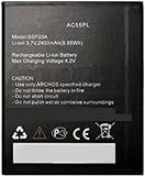 WXKJSHOP Ersatz akku kompatibel mit AC55PL BSF03A ARCHOS 55 Platinum 3.7V 2400mAh 8.8Wh