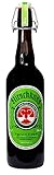 Hirschkuss feinherber Kräuterlikör a 0,7l in der Bügelflasche 38% V