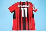 Generic Ibrahimovic#11 Trikot Jersey 2021-2022 Full Patch RED Color (L)