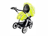 See-My-Baby – Reflektor Kinderwagen – reflektierender Kinderwagenschutz – Bezug – Sicherheit für Babywagen - stark reflektierend - mit Gummizug