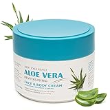 ALOE EXCELLENCE – Aloe Vera Revitalisierende Gesichts- und Körpercreme | Tägliche Hautpflege | Feuchtigkeits- und Regenerationscreme | 100% Natürlich, Hergestellt auf den Kanaren | 300 ml
