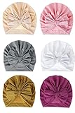 CBOO Babymütze Neugeborene Infant Baby Mütze Turban Mädchen Baby Stirnband Haarband Knoten Mütze Erstlingsmütze Hut mit Weichen Niedlichen Bogen