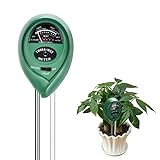 HOMIYES 3-in-1-Bodendetektor PH-Beleuchtung Feuchtigkeitstest Stift PH-Meter Analysator Blumen- und Pflanzenhygrometer