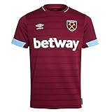 UMBRO Herren Official West Ham Home 2018/2019 Jersey, rot, Size X-Large