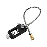 DIN Ventil Scuba Adapter 4500psi Hochdruck PCP Paintball Tank Füllstation Hochdruckmanometer Für Pcp Paintball HPA Füllung Tauchzylinder Aufblasbares Zubehö
