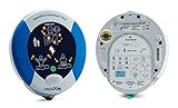 MedX5 PAD360P 8 Jahre Herstellergarantie, Laien Defibrillator AED, vollautomatischer Defibrillator mit HLW Unterstützung + Metallwandkasten ohne Alarm