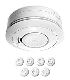 Ei Electronics Ei650 Rauchwarnmelder, Rauchmelder im 7er Set, Stand-Alone-Gerät mit Batterie für 10 Jahre, Testsieger Stiftung Warentest, weiß