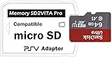 LEAGY SD2Vita Adapter 5.0 Ultimate Version Speicherkarte PS Vita PSVSD Micro SD Adapter für PSV 1000/2000 PSTV FW 3.60 HENkaku/EnsΩ Enso System