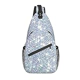 LYSHZO Leuchtender Diamant-Rucksack, multifunktional, hohe Speicherkapazität, glänzend, lässiger Rucksack für Reisen