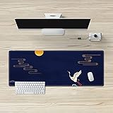 Mauspad Übergroßen,Office Desk Pad Computer Notizbuch Spiel,Kreativ Student Schreiben Desktop Tastatur Pad Und-sport Dicke 3mm-B 570x330x3mm
