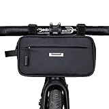 Wildken 6 in 1 Lenkertasche Fahrrad Rahmentasche, Vordertasche für Fahrrad, Fahrradtasche Klein Umhängetasche, Handtasche, Fahrradtasche mit Einstellbar Schultergurt, Wasserdicht, Fahrradzubehö