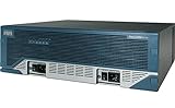 Cisco 3845 - Kabelrouter (10,100,1000 Mbit/s, G.711,G.723.1,G.726,G.728,G.729,G.729a, 128-bit AES,192-bit AES,256-bit AES,3DES,DES, Cisco IOS, Blau, Edelstahl, 3U)