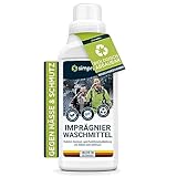 simprax® Textil Wash-In Imprägnierung - Klimaneutrales Imprägniermittel. Umweltfreundliche Einwaschimprägnierung für Funktions- & Outdoortextilien wie Gore-Tex, etc. Waschmaschine o. Handw