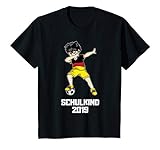 Kinder Schulkind 2019 Fußball Dabbing Fußballer Deutschland Trikot T-Shirt