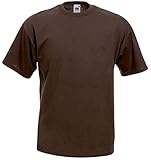 Fruit of the Loom Valueweight T, Größe:L;Farbe:Chocolate L,C