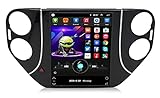 Android 9.0 Autoradio DVD-Player Navigation Für VW Volkswagen Tiguan 2010-2015 Multimedia Navigation GPS Stereo FM USB WiFi Bluetooth Freisprecheinrichtung SWC + Rückfahrkamera