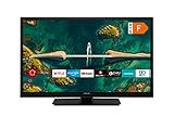 HITACHI H24E2200 24 Zoll Fernseher (HD Ready, Smart TV, HDR 10, Prime Video/Netflix/YouTube, Works with Alexa, Triple-Tuner, PVR)