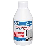 HG Duschkabinen-Total-Schutz 250 ml – Starker Schutz - Für alle Materialien in Dusche und Bad - Schützt vor Kalk und Schmutz